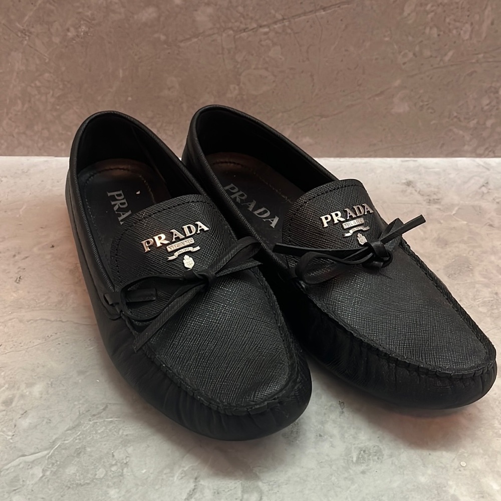 Black Prada Loafers.